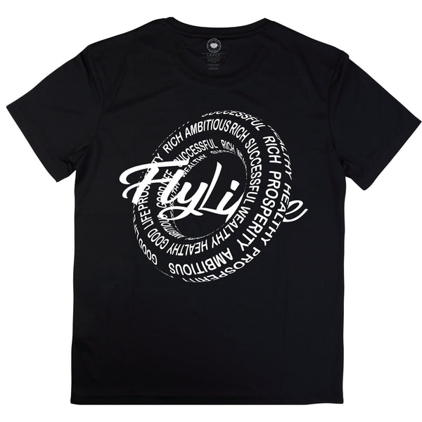 "Exclusive streetwear fashion - Fly Boy Society Club Triumph Circle T-Shirt with fly life graphic"
